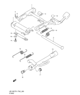 SUZUKI, UE 125 K1, STAENDER