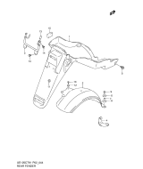 SUZUKI, UE 125 K1, HINTERER KOTFLUEGEL