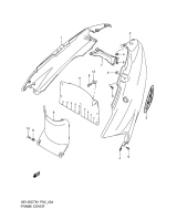 SUZUKI, UE 125 K1, RAHMEN VERKLEIDUNG