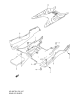 SUZUKI, UE 125 K1/K2, HINTERE BEINVERKLEIDUNG