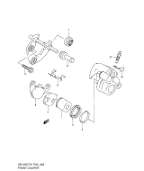 SUZUKI, UE 125 K1/K2, FRONT BREMSSATTEL