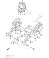 SUZUKI, UE 125 K1, KURBELGEHAEUSE