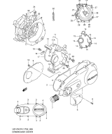 SUZUKI, UE 125 K1, KURBELGEHAEUSE ABDECKUNG