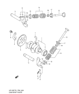 SUZUKI, UE 125 K1/K2, NOCKENWELLE VENTIL