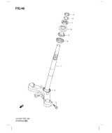 SUZUKI, Suzuki UH125 GL1 E19, STEERING STEM