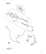 SUZUKI, Suzuki UH125 GL0 E19, HINTERE BREMSZANGE