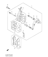 SUZUKI, UH 125 G Burgman L1/L2, FRONT BREMSSATTEL