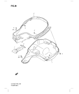 SUZUKI, UH 125 G Burgman L1/L2, HELM BOX