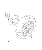 SUZUKI, Suzuki UH125 GL1 E19, HINTERRAD