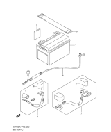 SUZUKI, Suzuki UH125 GL0 E19, BATTERIE