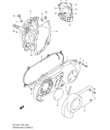 SUZUKI, Suzuki UH125 GL0 E19, KURBELGEHAEUSE ABDECKUNG