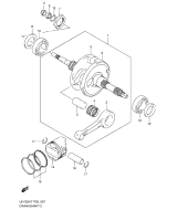 SUZUKI, Suzuki UH125 GL0 E19, KURBELWELLE