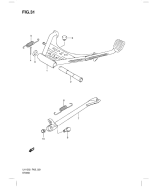 SUZUKI, Suzuki UH125 GL1 E19, STAENDER