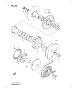 SUZUKI, Suzuki UH125 GL1 E19, GETRIEBE 1