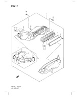 SUZUKI, Suzuki UH125 GL1 E19, LUFTFILTER