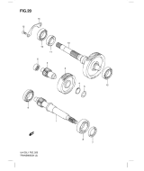 SUZUKI, UH 125 G Burgman L1/L2, GETRIEBE 2