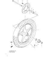 SUZUKI, UX 125 Sixteen K8/K9, VORDERRAD