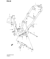 SUZUKI, UX 125 Sixteen K8/K9, RAHMEN ABDECKUNG