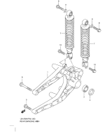 SUZUKI, UX 125 Sixteen K8, HINTERER SCHWINGARM