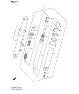 SUZUKI, UX 125 Sixteen K8, FRONT DAEMPFER