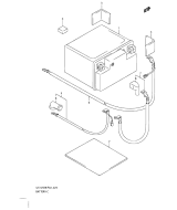 SUZUKI, UX 125 Sixteen K8/K9, BATTERIE