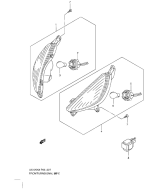 SUZUKI, UX 125 Sixteen K8/K9, VORDERER BLINKER