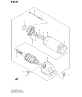 SUZUKI, UX 125 Sixteen K8/K9, ANLASSER