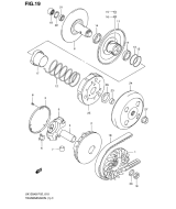 SUZUKI, UX 125 Sixteen K8, GETRIEBE 1