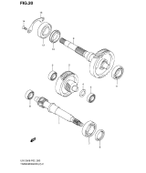 SUZUKI, UX 125 Sixteen K8/K9, GETRIEBE 2