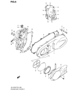 SUZUKI, UX 125 Sixteen K8/K9, KURBELGEHAEUSE ABDECKUNG