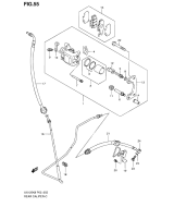 SUZUKI, UX 125 Sixteen L0, HINTERE BREMSZANGE