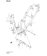 SUZUKI, UX 150 Sixteen K8, RAHMEN ABDECKUNG