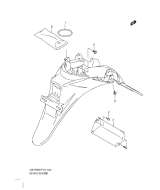 SUZUKI, Suzuki UX150 K8 E19, HINTERER KOTFLUEGEL