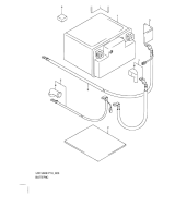 SUZUKI, UX 150 Sixteen K8/K9, BATTERIE