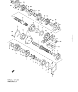 SUZUKI, GSF 650 Bandit SA L1, GETRIEBE