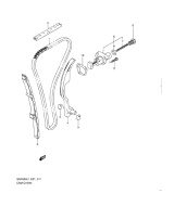SUZUKI, GSF 650 Bandit SA L1, STEUERKETTE