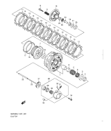 SUZUKI, GSF 650 Bandit SA L1, KUPPLUNG