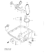 SUZUKI, GSF 650 Bandit SA L1, OELWANNE - OELPUMPE