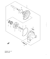 SUZUKI, GSF 650 Bandit SA L1, WASSER PUMPE