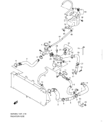 SUZUKI, GSF 650 Bandit SA L1, KUEHLER LEITUNG