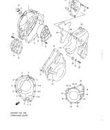 SUZUKI, GSF 650 Bandit SA L1, KURBELGEHAEUSE ABDECKUNG