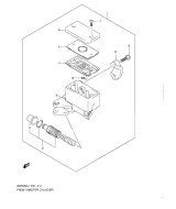 SUZUKI, GSF 650 Bandit SA L1, VORDERER HAUPTBREMSZYLINDER