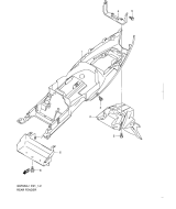SUZUKI, GSF 650 Bandit SA L1, HINTERER KOTFLUEGEL