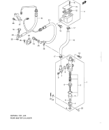 SUZUKI, GSF 650 Bandit SA L1, HINTERER HAUPTBREMSZYLINDER