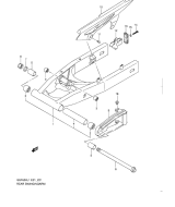 SUZUKI, GSF 650 Bandit SA L1, HINTERER SCHWINGARM