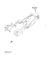 SUZUKI, GSF 650 Bandit SA L1, RAHMEN VERKLEIDUNG
