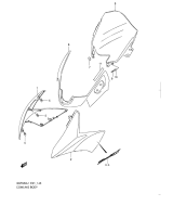 SUZUKI, GSF 650 Bandit SA L1, VERKLEIDUNG