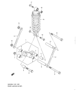 SUZUKI, GSF 650 Bandit SA L1, HINTERER DAEMPFER