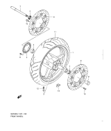 SUZUKI, GSF 650 Bandit SA L1, VORDERRAD