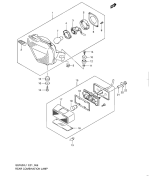 SUZUKI, GSF 650 Bandit SA L1, KOMBINATIONSLAMPE HINTEN